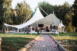 Как выбрать шатер для проведения свадьбы?