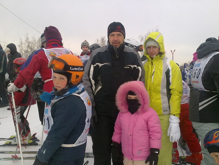 Участие детской команды в Чемпионате по горным лыжам среди яхтсменов